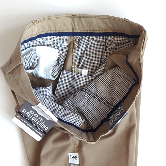 Lee Pants Mens Lee Slim Fit Stretch Chino Pants Poshmark